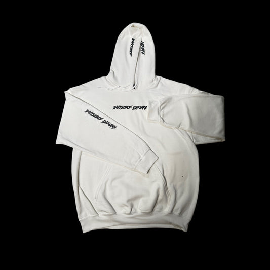White Invisible Luxury Hoodie